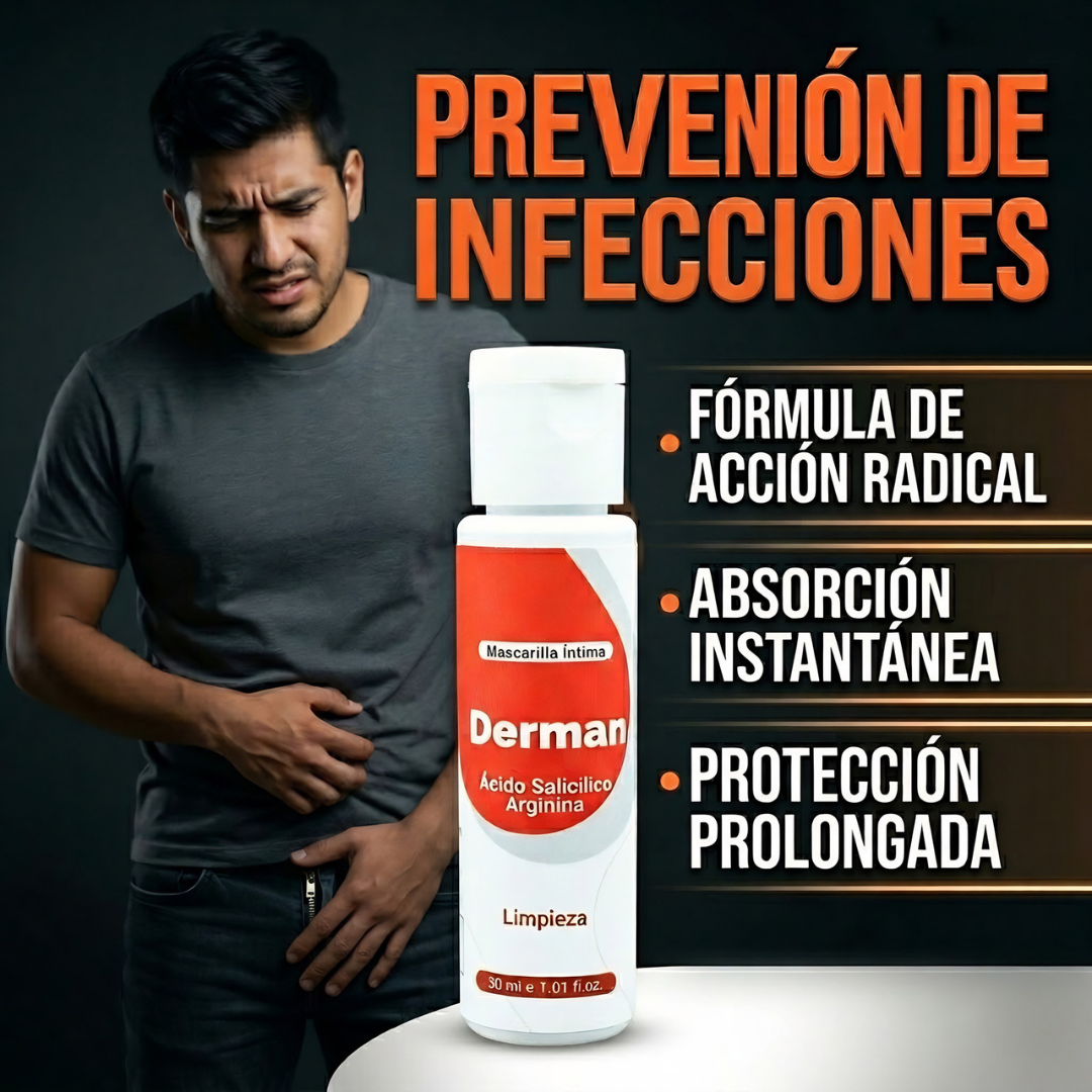 🔥Derman: Mascarilla Íntima Ácido Salicílico ✨